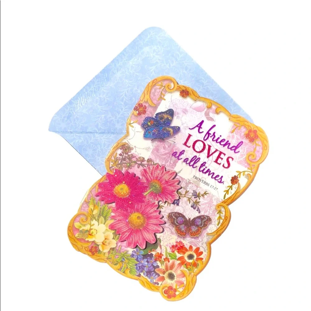 Pooch & Sweetheart Friendship Embellished 3D Scripture Note Cards, 8 ct (96674)